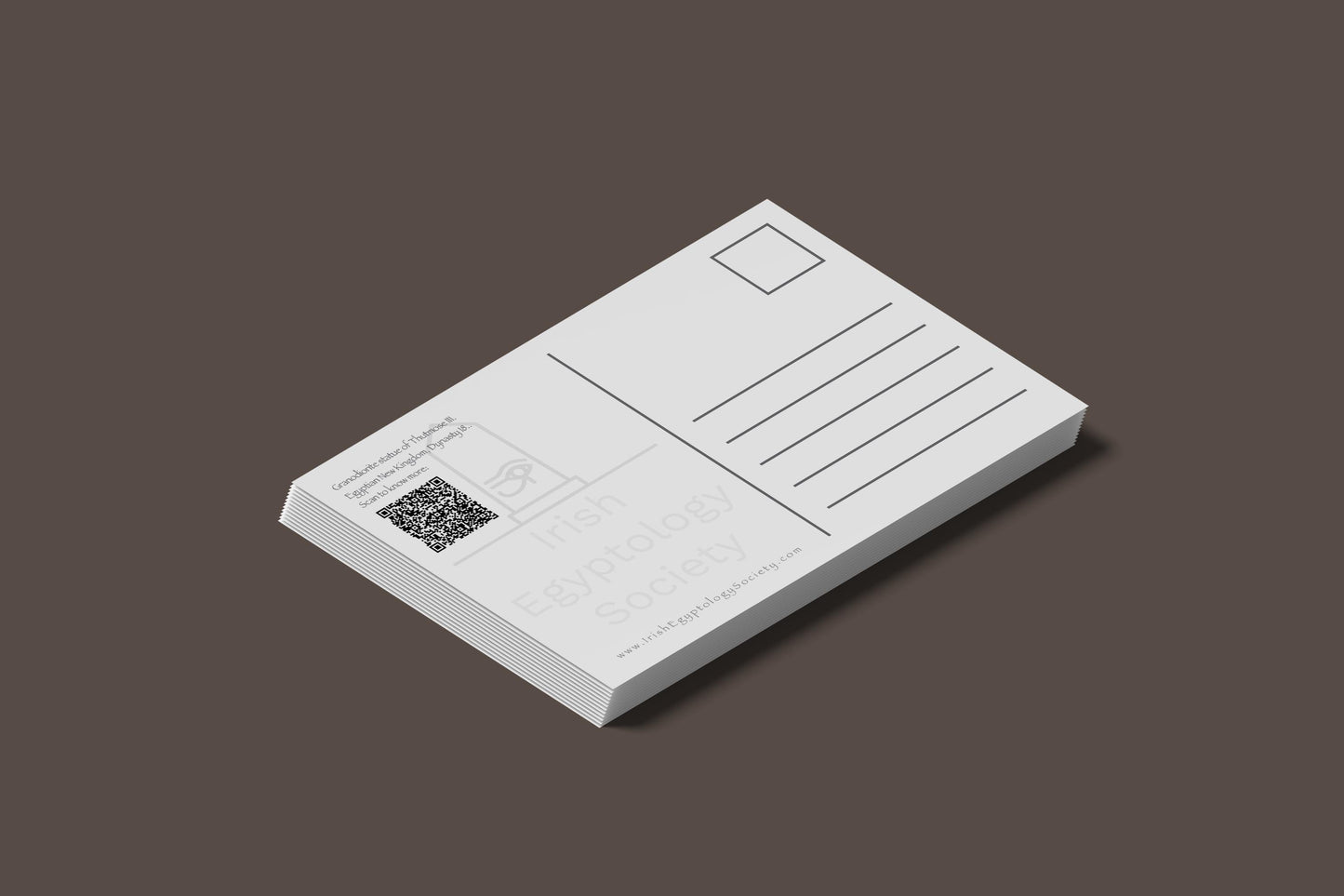 The strong bull arising in Thebes Postcard