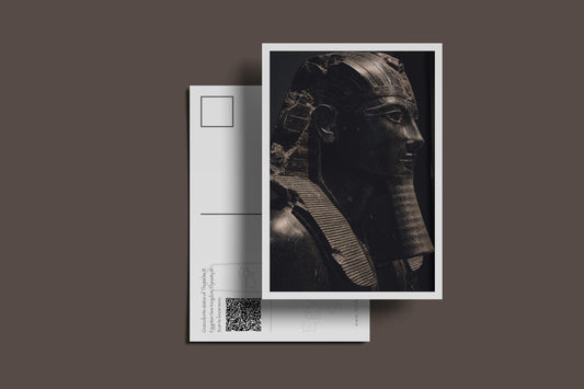 The strong bull arising in Thebes Postcard