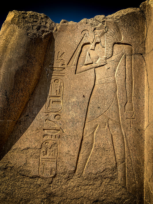 Ramesses III in the Nemes Headdress