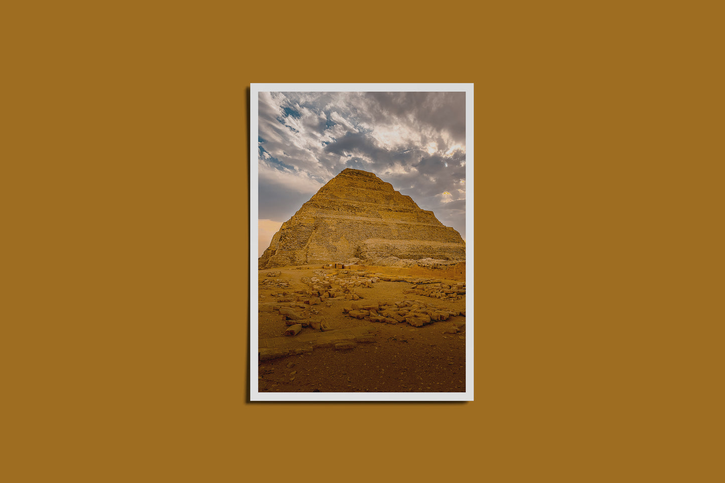 The Step Pyramid of Saqqara Postcard