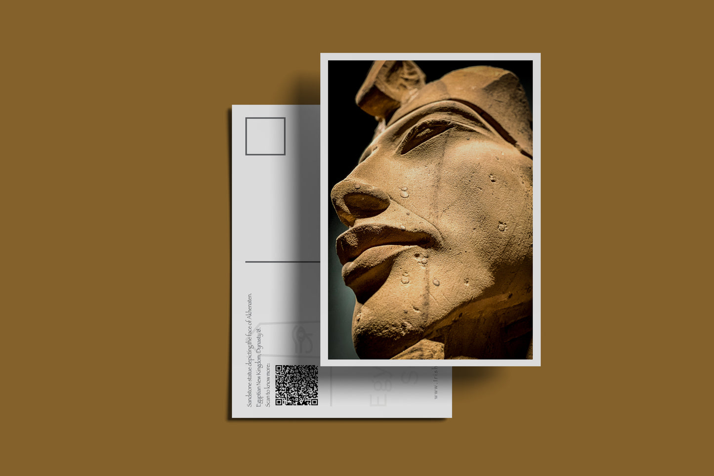 Face of Akhenaten Postcard